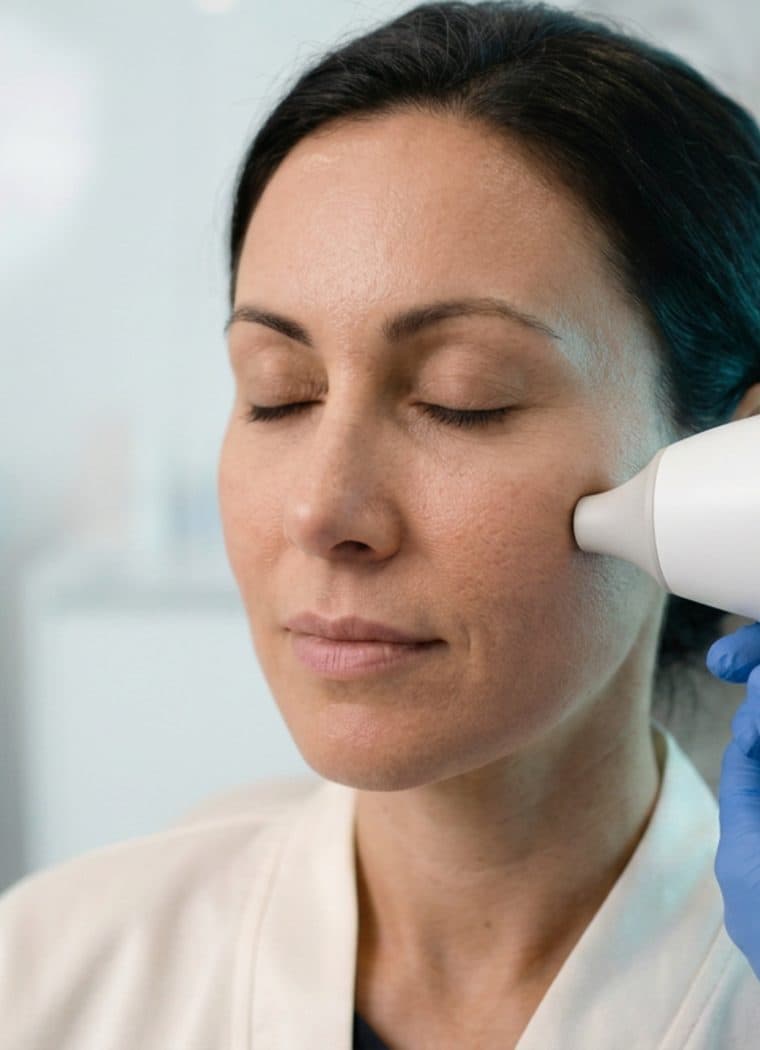 Skin science measurement session